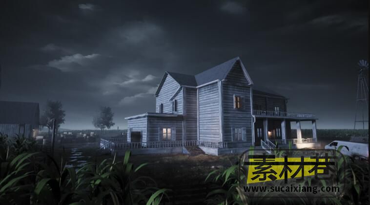 UE恐怖农场游戏模型资源包Horror Farm
