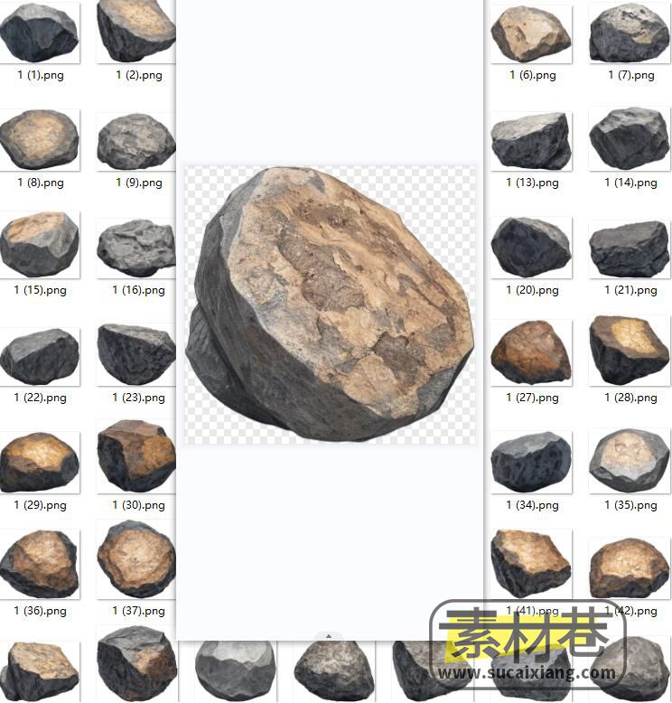 写实石头素材（原创）