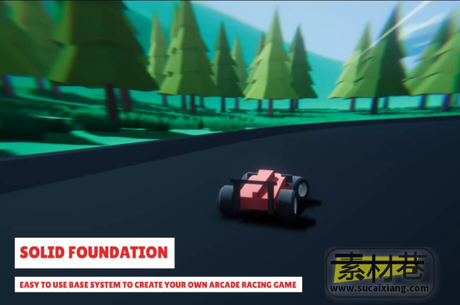 Unity街机赛车游戏项目套件Arcade Racing Kit v1.3