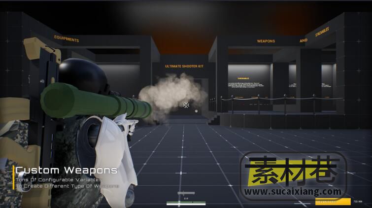 Unreal Engine多人射击游戏项目包Ultimate Shooter Kit v2.0