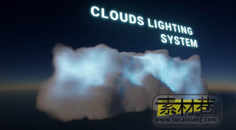 Unreal Engine云或体积云光照系统Clouds Lighting System v0.3.2.1
