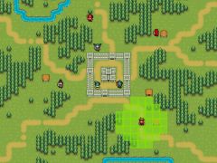 复古像素树木建筑道具地形瓷砖RPG游戏素材