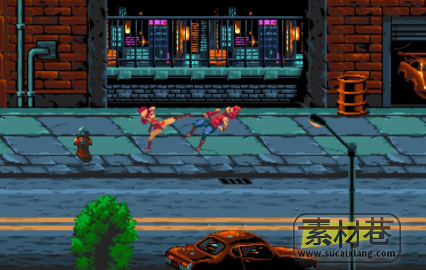 街机格斗人物序列动画游戏素材