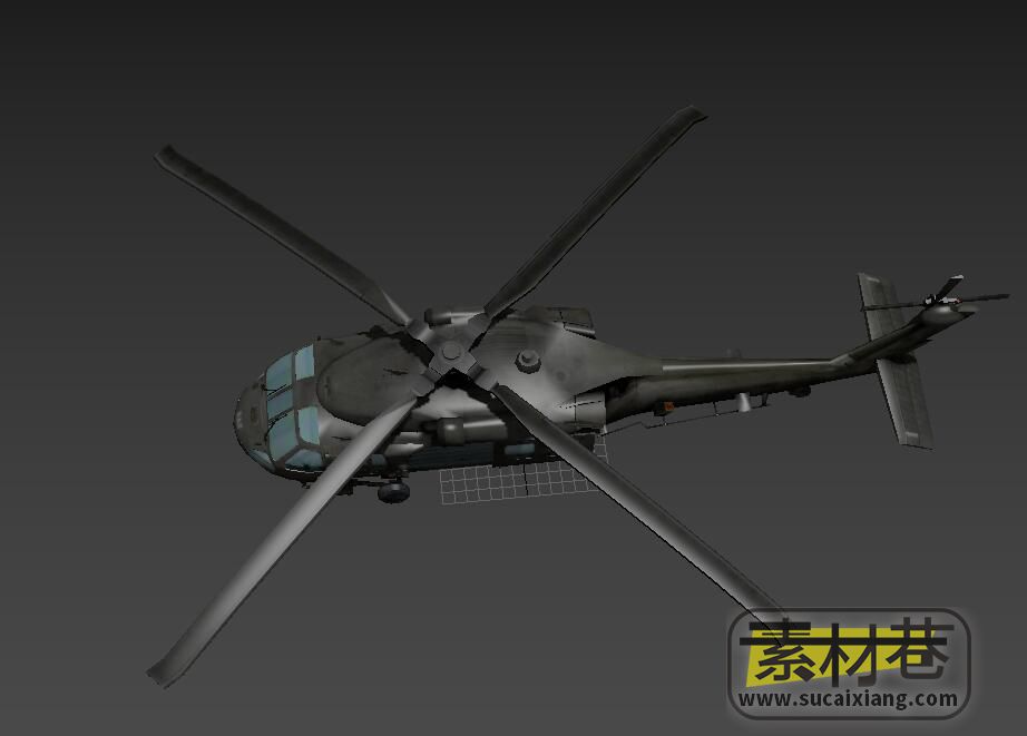 黑鹰直升机3D模型