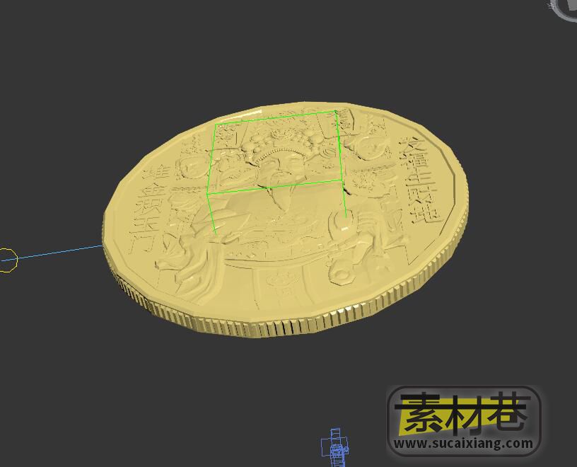 游戏中常用的金币3D模型
