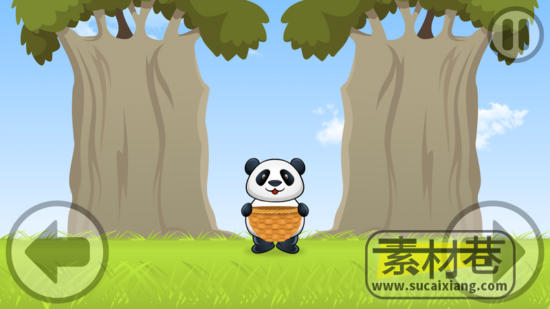 android熊猫接水果游戏源码