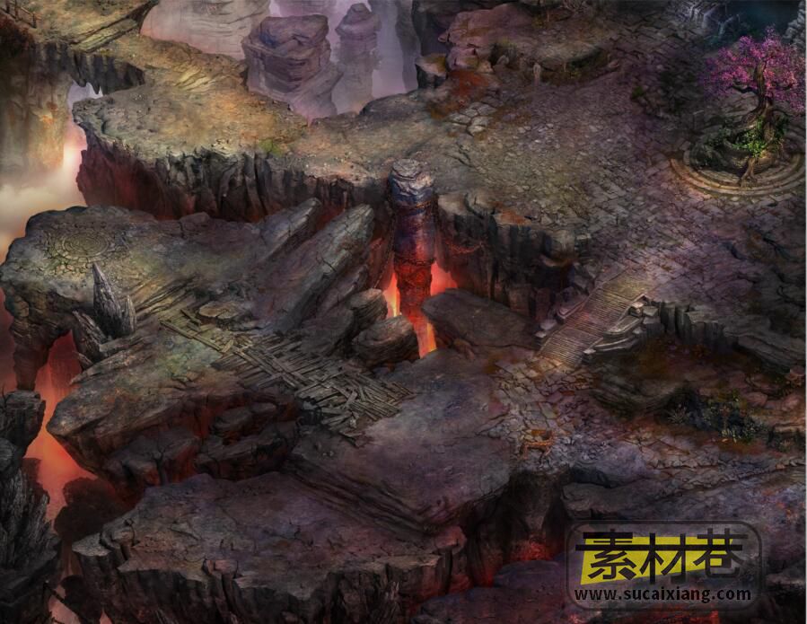 9张仙侠类游戏高清大地图场景素材