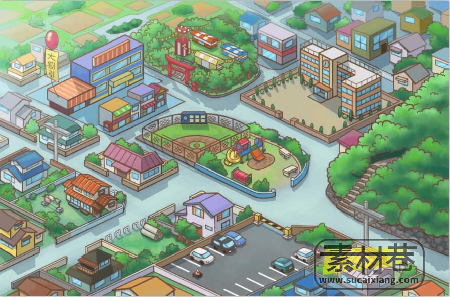 2D模拟经营游戏哆啦A梦修理工场素材