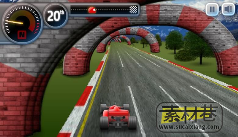 html5伪3D极速赛车游戏源码