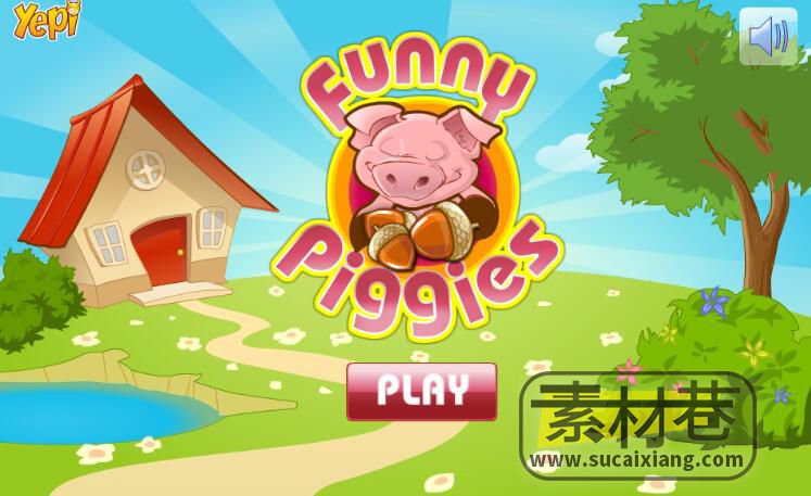 html5小猪吃草莓休闲游戏源码
