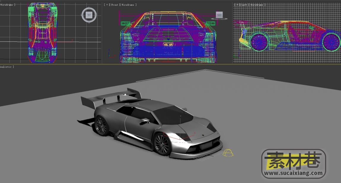 十多种超级跑车3D模型集合