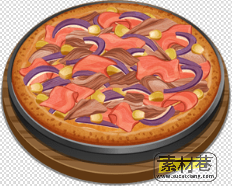 2D披萨游戏素材