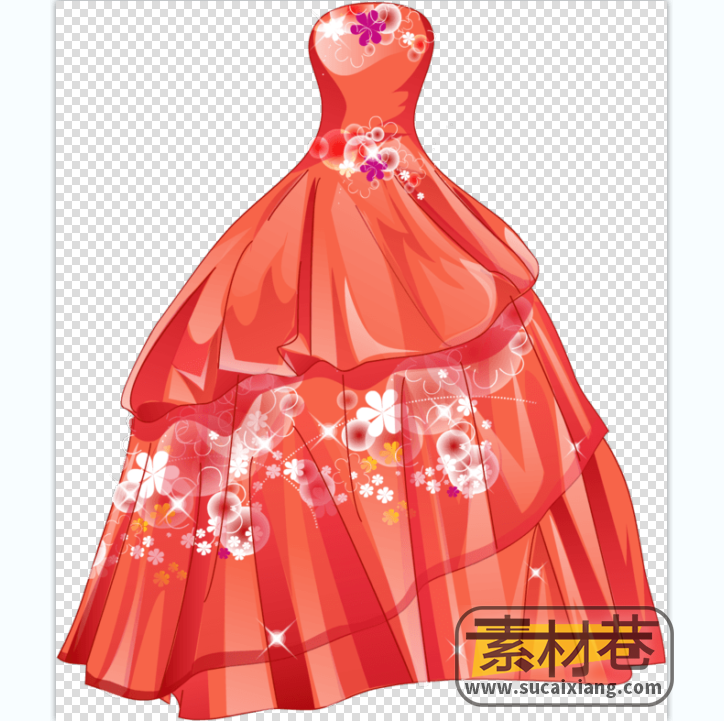 2D游戏各种婚纱礼服素材
