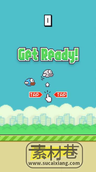 cocos2d-x 3.0版Flappy Bird像素鸟游戏源码