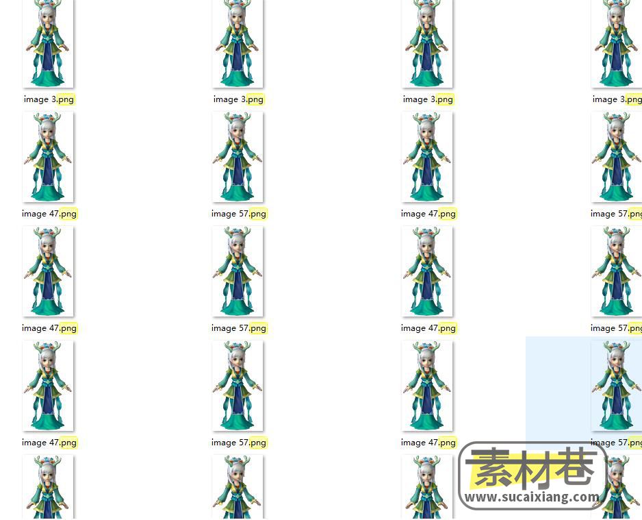 仙游记游戏NPC角色人物动画序列帧素材