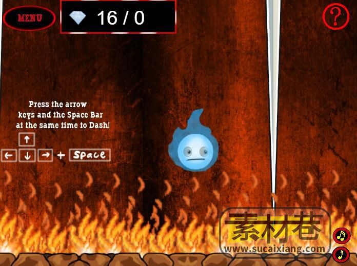 html5地狱火球冒险游戏源码