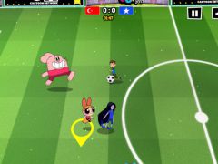 html5卡通动物踢足球比赛游戏源码