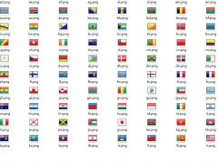 各种国旗图标素材