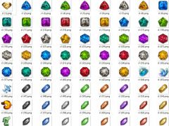 各种水晶钻石宝石金币游戏素材