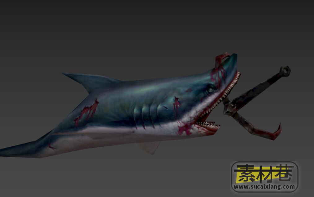 海底大鲨鱼游戏3D模型