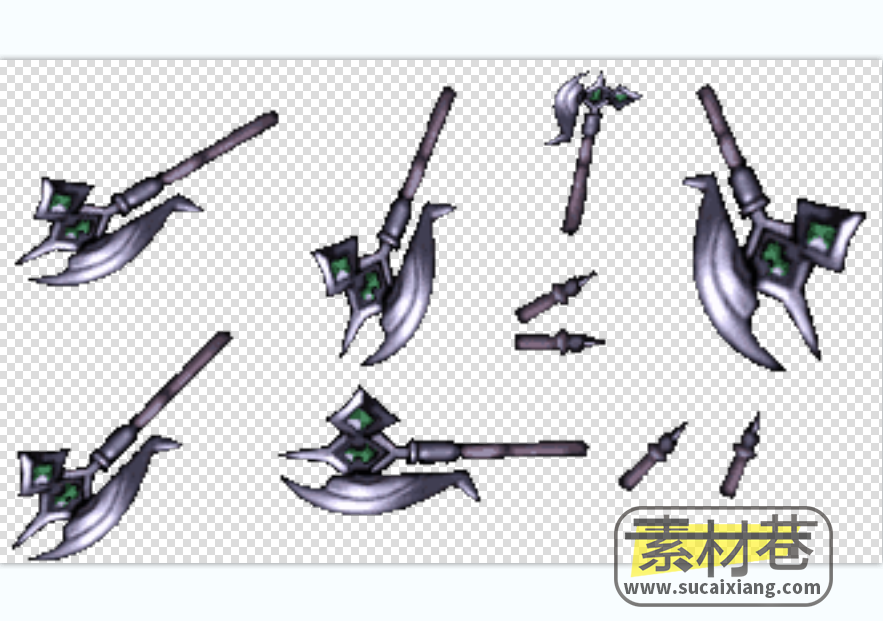 2D各种武器游戏素材