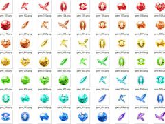 70种宝石图标素材