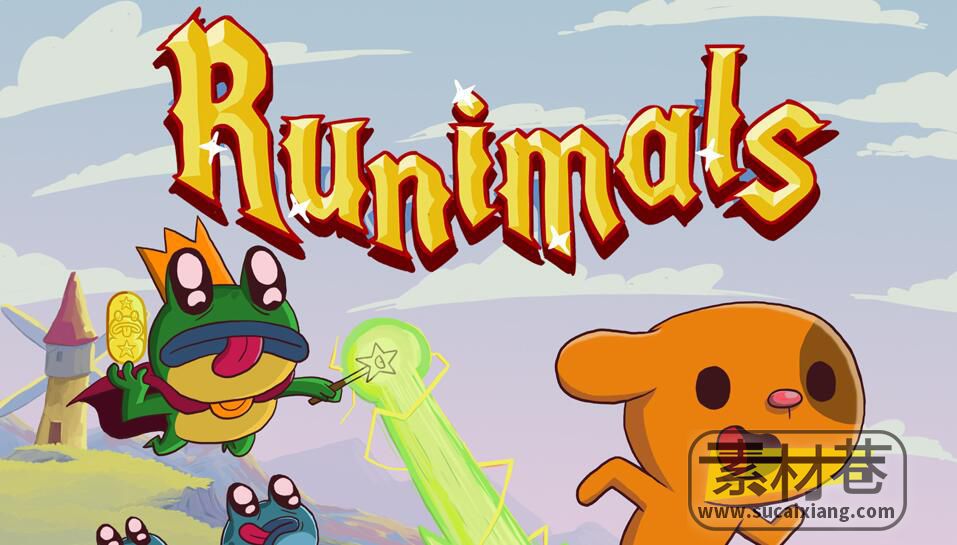 ios横版动物跑酷大冒险游戏源码Runimals