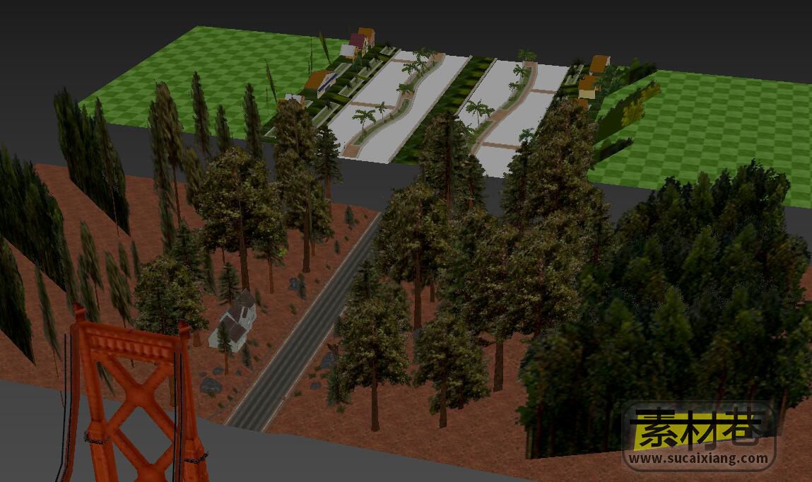 天天飞车游戏各种车辆飞机赛道场景3D模型集合