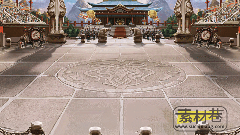 2D横版仙侠角色扮演游戏场景素材