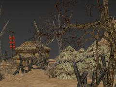 3D游戏荒原农家酒铺场景模型