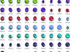 各种形状的宝石钻石游戏图标