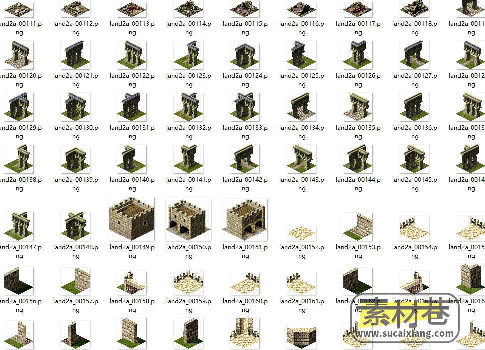 2.5D城市建设发展策略游戏凯撒大帝3全套素材