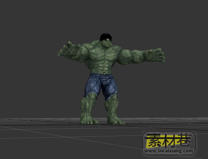 漫威绿巨人3D模型
