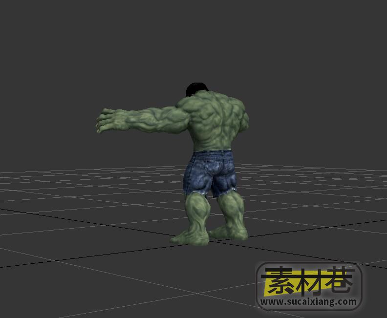 漫威绿巨人3D模型
