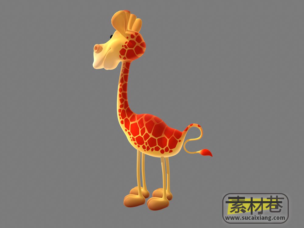 26种卡通动物3D模型集合
