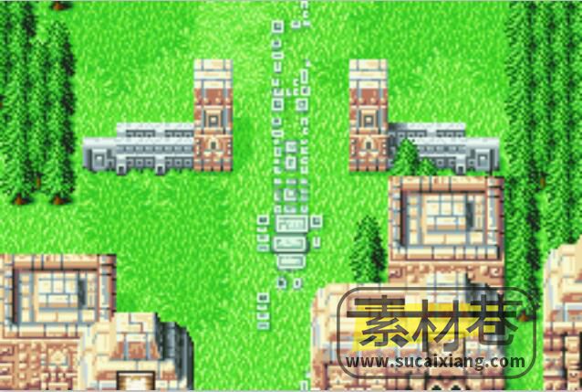 2d角色扮演游戏最终幻想II地图场景素材
