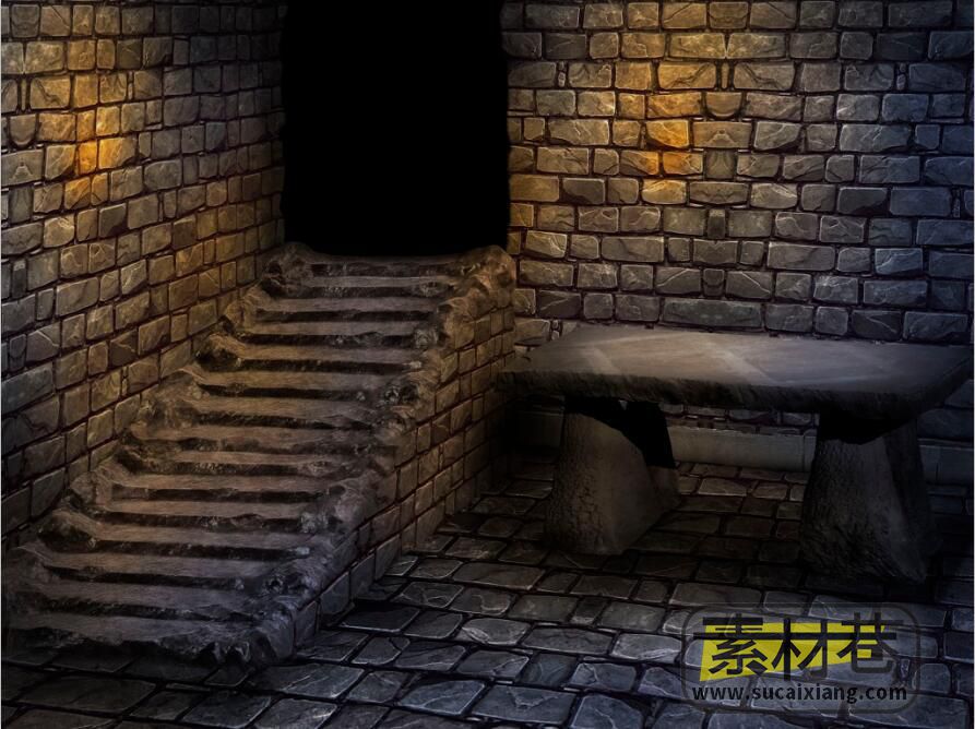 2d解谜游戏骷髅岛之谜场景与物品道具素材
