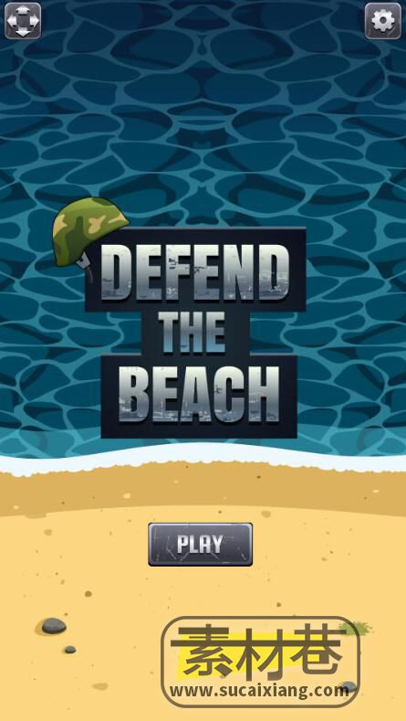 HTML5沙滩防御游戏源码