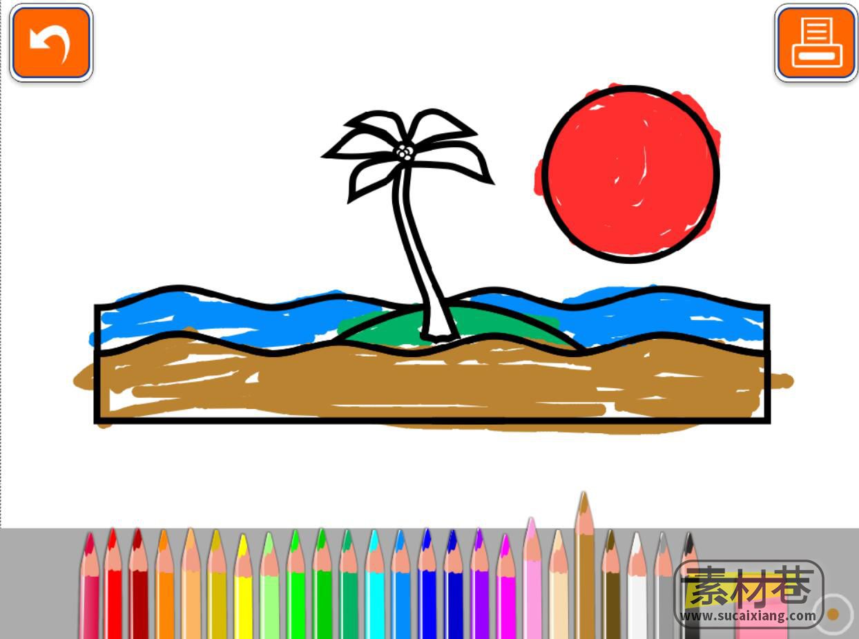 html5儿童图画彩色涂鸦游戏源码
