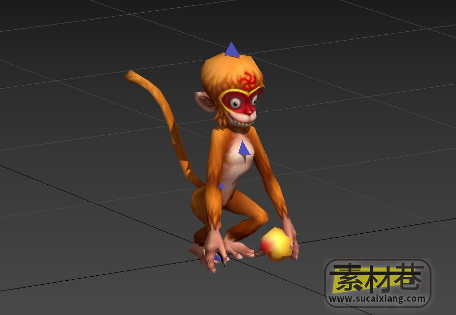 游戏小猴子3D模型