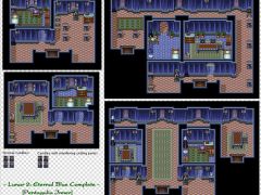 2D复古RPG游戏室内场景地图游戏素材