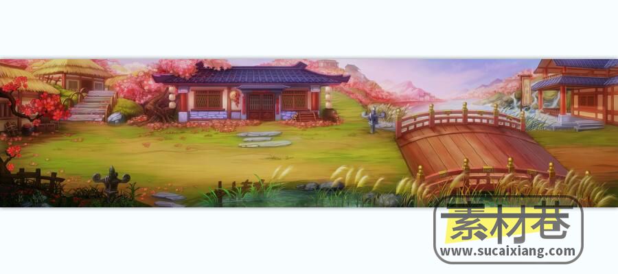 2D横版中国古典游戏场景素材