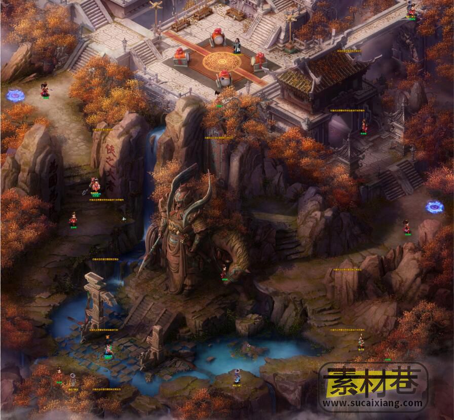 2d神话宫殿地图场景游戏素材