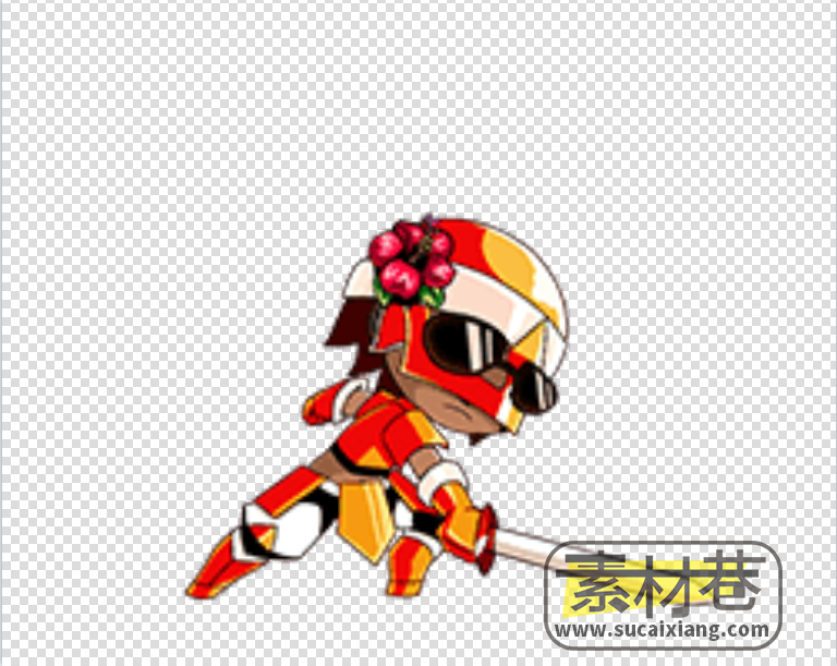 2D日韩风Q版RGB回合制游戏人物角色动画序列帧素材
