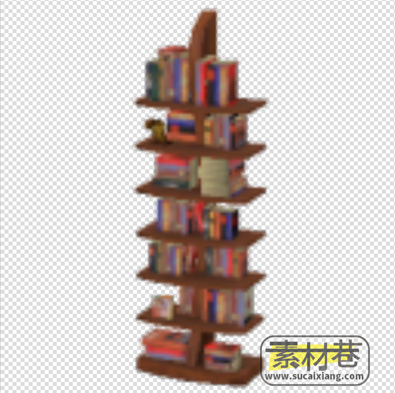 2D书柜书架游戏素材