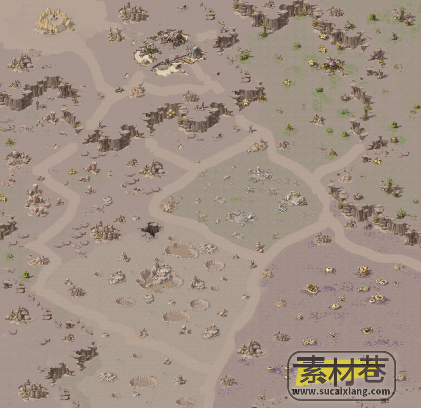 2.5d大地图场景游戏素材
