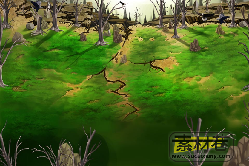 2D角色扮演游戏地图场景设计参考图素材