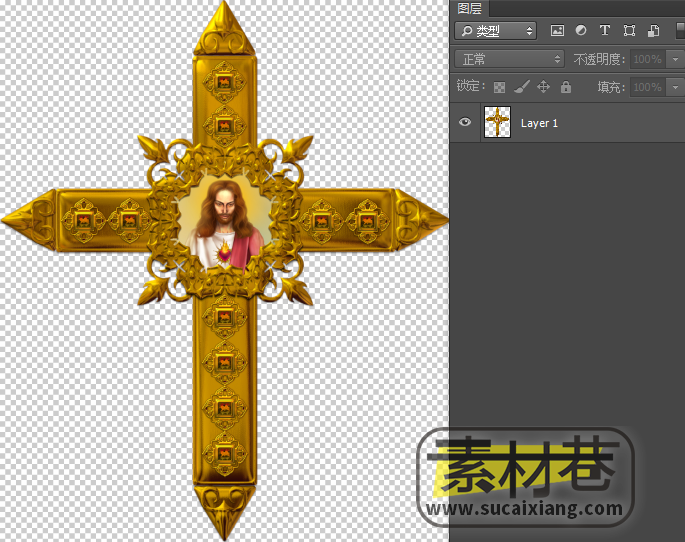耶稣十字架游戏图标素材