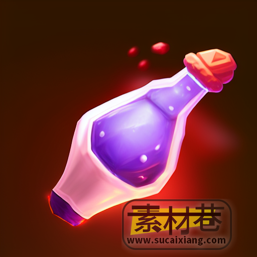 AI精气瓶药水瓶图标游戏素材